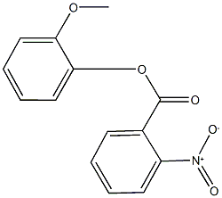 2-methoxyphenyl 2-nitrobenzoate Structure