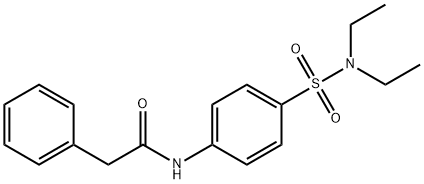 N-{4-[(diethylamino)sulfonyl]phenyl}-2-phenylacetamide Structure