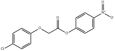 4-nitrophenyl (4-chlorophenoxy)acetate 结构式