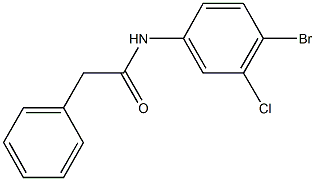 N-(4-bromo-3-chlorophenyl)-2-phenylacetamide,433319-68-7,结构式