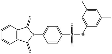 N-(3,5-dimethylphenyl)-4-(1,3-dioxo-1,3-dihydro-2H-isoindol-2-yl)benzenesulfonamide Structure