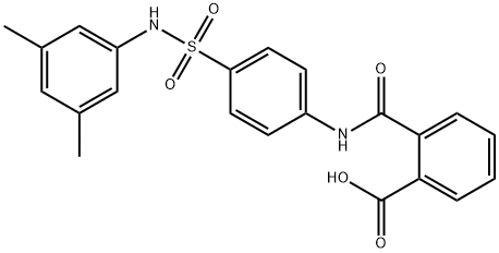 2-({4-[(3,5-dimethylanilino)sulfonyl]anilino}carbonyl)benzoic acid|