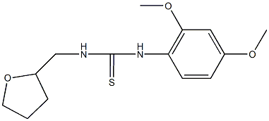 N-(2,4-dimethoxyphenyl)-N'-(tetrahydro-2-furanylmethyl)thiourea|