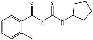 N-cyclopentyl-N'-(2-methylbenzoyl)thiourea|