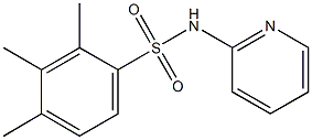2,3,4-trimethyl-N-(2-pyridinyl)benzenesulfonamide,433691-88-4,结构式