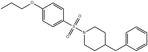 4-benzyl-1-[(4-propoxyphenyl)sulfonyl]piperidine Struktur