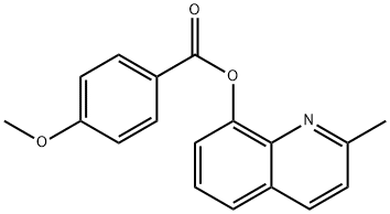 2-methyl-8-quinolinyl 4-methoxybenzoate Structure