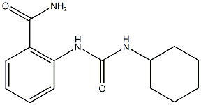 2-{[(cyclohexylamino)carbonyl]amino}benzamide Struktur