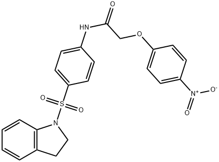 433941-90-3 N-[4-(2,3-dihydro-1H-indol-1-ylsulfonyl)phenyl]-2-{4-nitrophenoxy}acetamide