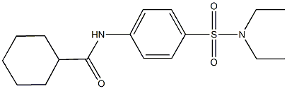 N-{4-[(diethylamino)sulfonyl]phenyl}cyclohexanecarboxamide Structure