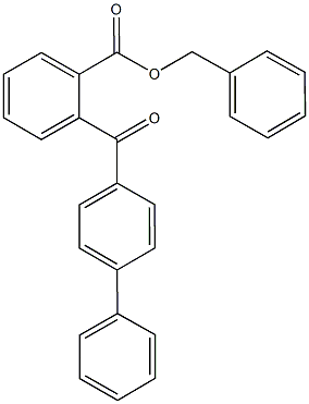 benzyl 2-([1,1'-biphenyl]-4-ylcarbonyl)benzoate Struktur