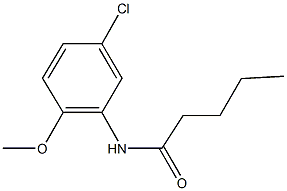 N-(5-chloro-2-methoxyphenyl)pentanamide Structure