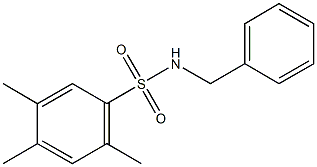 N-benzyl-2,4,5-trimethylbenzenesulfonamide Structure