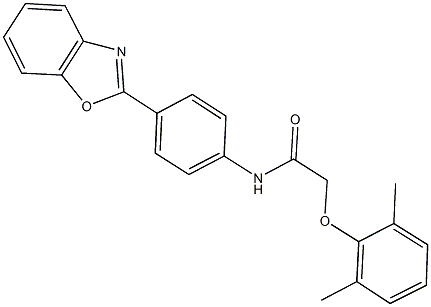 N-[4-(1,3-benzoxazol-2-yl)phenyl]-2-(2,6-dimethylphenoxy)acetamide Structure