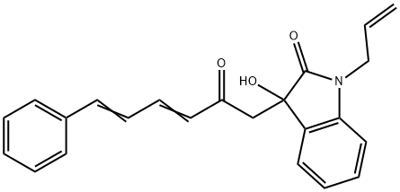 434294-02-7 1-allyl-3-hydroxy-3-(2-oxo-6-phenyl-3,5-hexadienyl)-1,3-dihydro-2H-indol-2-one
