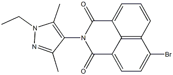 434299-14-6 6-bromo-2-(1-ethyl-3,5-dimethyl-1H-pyrazol-4-yl)-1H-benzo[de]isoquinoline-1,3(2H)-dione
