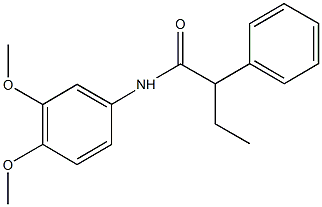 N-(3,4-dimethoxyphenyl)-2-phenylbutanamide,434305-40-5,结构式