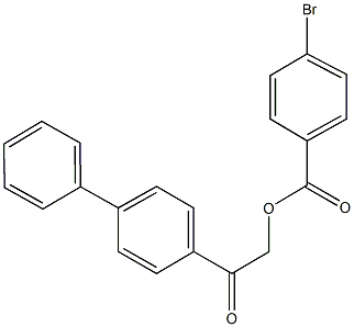 2-[1,1'-biphenyl]-4-yl-2-oxoethyl 4-bromobenzoate|