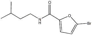 5-bromo-N-isopentyl-2-furamide Structure