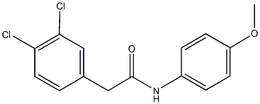 2-(3,4-dichlorophenyl)-N-(4-methoxyphenyl)acetamide Structure