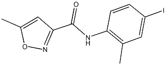 N-(4-iodo-2-methylphenyl)-5-methyl-3-isoxazolecarboxamide|