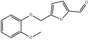 5-(2-甲氧基苯氧基甲基)呋喃-2-甲醛, 438218-12-3, 结构式