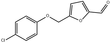 5-[(4-chlorophenoxy)methyl]-2-furaldehyde 化学構造式