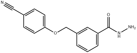 3-[(4-cyanophenoxy)methyl]benzohydrazide Structure