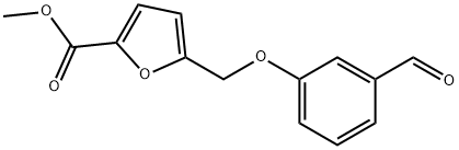 methyl 5-[(3-formylphenoxy)methyl]-2-furoate Struktur