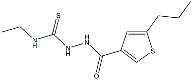 438229-14-2 N-ethyl-2-[(5-propyl-3-thienyl)carbonyl]hydrazinecarbothioamide