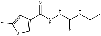 N-ethyl-2-[(5-methyl-3-thienyl)carbonyl]hydrazinecarbothioamide Structure