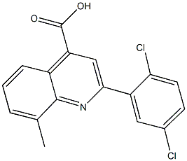 438229-51-7 2-(2,5-dichlorophenyl)-8-methyl-4-quinolinecarboxylic acid