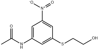 N-{3-[(2-hydroxyethyl)sulfanyl]-5-nitrophenyl}acetamide,438230-17-2,结构式