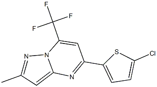 438232-49-6 5-(5-chloro-2-thienyl)-2-methyl-7-(trifluoromethyl)pyrazolo[1,5-a]pyrimidine