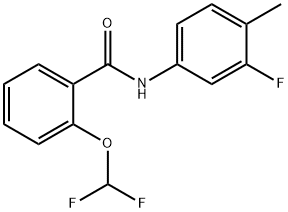 2-(difluoromethoxy)-N-(3-fluoro-4-methylphenyl)benzamide|