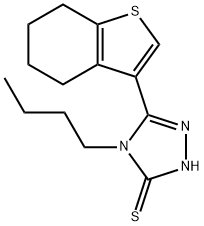 438237-17-3 4-butyl-5-(4,5,6,7-tetrahydro-1-benzothien-3-yl)-4H-1,2,4-triazol-3-yl hydrosulfide