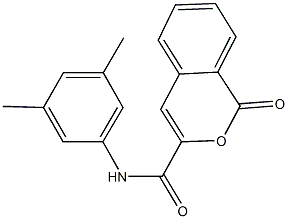 N-(3,5-dimethylphenyl)-1-oxo-1H-isochromene-3-carboxamide Structure