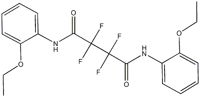 N~1~,N~4~-bis(2-ethoxyphenyl)-2,2,3,3-tetrafluorosuccinamide,438454-44-5,结构式