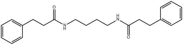 3-phenyl-N-{4-[(3-phenylpropanoyl)amino]butyl}propanamide,438455-12-0,结构式