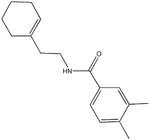 N-[2-(1-cyclohexen-1-yl)ethyl]-3,4-dimethylbenzamide Structure