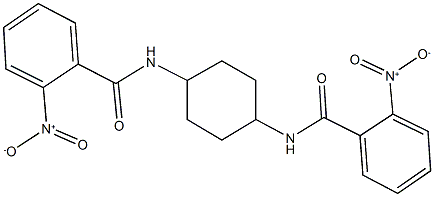 2-nitro-N-[4-({2-nitrobenzoyl}amino)cyclohexyl]benzamide,438455-67-5,结构式
