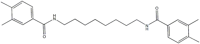 N-{8-[(3,4-dimethylbenzoyl)amino]octyl}-3,4-dimethylbenzamide Structure