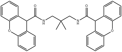 438455-87-9 N-{2,2-dimethyl-3-[(9H-xanthen-9-ylcarbonyl)amino]propyl}-9H-xanthene-9-carboxamide