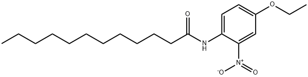 N-{4-ethoxy-2-nitrophenyl}dodecanamide,438456-09-8,结构式