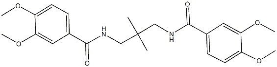 438456-58-7 N-{3-[(3,4-dimethoxybenzoyl)amino]-2,2-dimethylpropyl}-3,4-dimethoxybenzamide