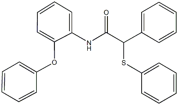 N-(2-phenoxyphenyl)-2-phenyl-2-(phenylsulfanyl)acetamide Structure