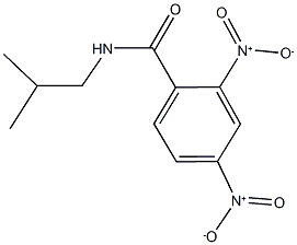 2,4-dinitro-N-isobutylbenzamide Structure