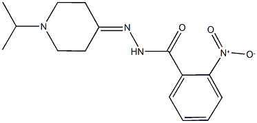 2-nitro-N'-(1-isopropyl-4-piperidinylidene)benzohydrazide Structure