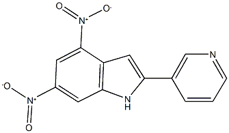 438463-76-4 4,6-dinitro-2-(3-pyridinyl)-1H-indole