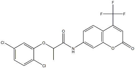 438463-91-3 2-(2,5-dichlorophenoxy)-N-[2-oxo-4-(trifluoromethyl)-2H-chromen-7-yl]propanamide